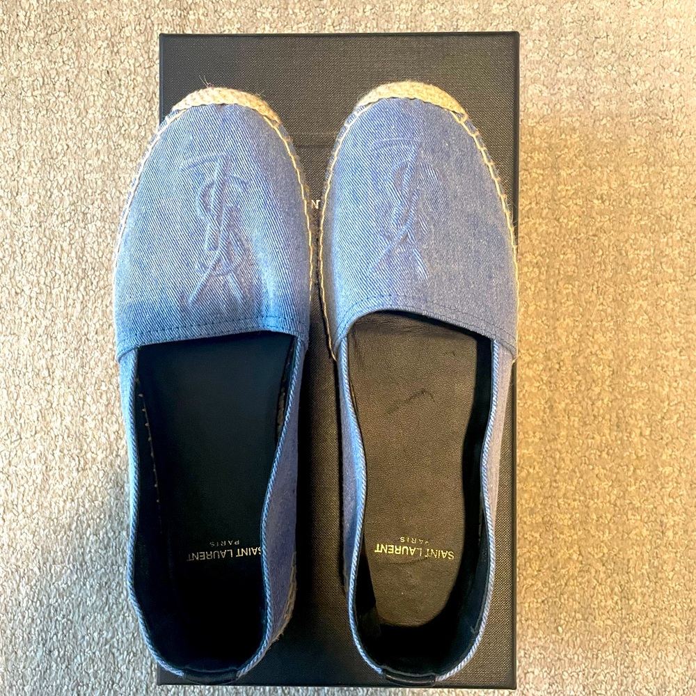 Saint Laurent Denim Espadrille